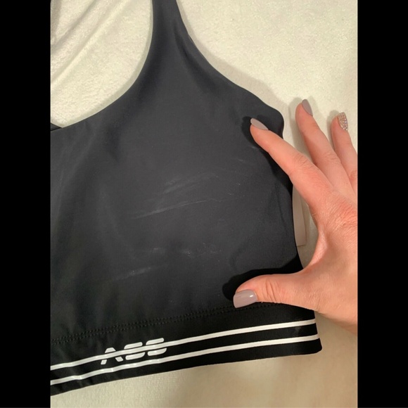 NEW $85 Adam‎ Selman Sport Core Sports Bra in Black/White [SZ XL ] - Picture 4 of 8